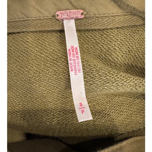 FREE PEOPLE Button-up Sweatshirt Size Small - Picture 8 of 10